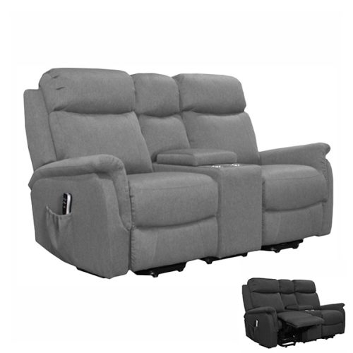 Ascot Loveseat Double Motor Lift Care Aged Care Healthcare Recliner with Centre Console