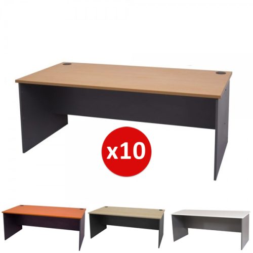 Fusion Open Home Office Desks Bulk Deal