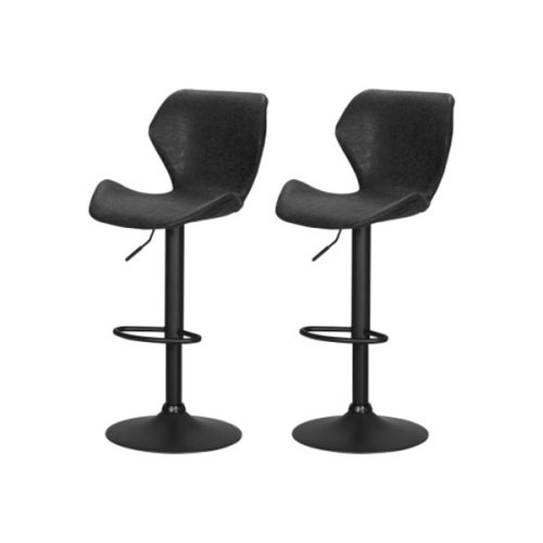 Evolve Vintage Bar Stool Black Set of 2